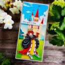 Stamping Bella, Rubber Stamp, TINY TOWNIE WONDERLAND QUEEN OF HEARTS