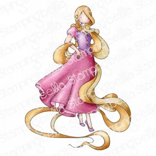 Stamping Bella, Rubber Stamp, UPTOWN GIRL RAPUNZEL