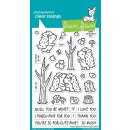 Lawn Fawn, clear stamp, porcu-pine for you