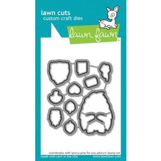 Lawn Fawn, lawn cuts/ Stanzschablone, porcu-pine for you...