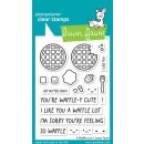 Lawn Fawn, clear stamp, a waffle lot