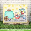 Lawn Fawn, clear stamp, a waffle lot