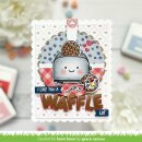 Lawn Fawn, clear stamp, a waffle lot