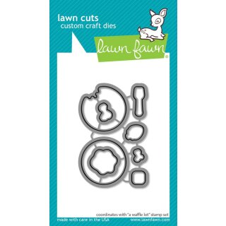 Lawn Fawn, lawn cuts/ Stanzschablone, a waffle lot