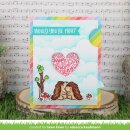 Lawn Fawn, clear stamp, magic heart messages