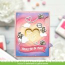 Lawn Fawn, clear stamp, magic heart messages