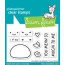 Lawn Fawn, clear stamp, you mean so mochi