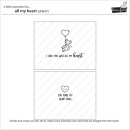 Lawn Fawn, clear stamp, all my heart