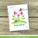 Lawn Fawn, Lawn Clippings, heart garden stencil