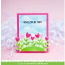 Lawn Fawn, Lawn Clippings, heart garden stencil