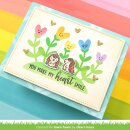 Lawn Fawn, Lawn Clippings, heart garden stencil