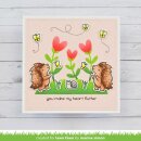 Lawn Fawn, Lawn Clippings, heart garden stencil