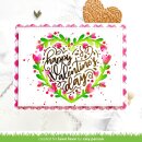 Lawn Fawn, Lawn Clippings, heart wreath stencils