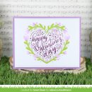 Lawn Fawn, hot foil plate, foiled sentiments: happy valentines day