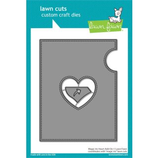Lawn Fawn, lawn cuts/ Stanzschablone, magic iris heart...