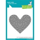 Lawn Fawn, lawn cuts/ Stanzschablone, heart pouch dotted...