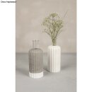 Silikon Gie&szlig;form Vase geriffelt, Boden &Oslash;5cm, H&ouml;he 10,2cm, +1 Reagenzglas