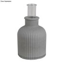 Silikon Gie&szlig;form Vase fein geriffelt, Boden &oslash;8,3cm, H&ouml;he 9,5cm, +1 Reagenzglas