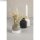 Silikon Gießform Vase fein geriffelt, Boden ø8,3cm, Höhe 9,5cm, +1 Reagenzglas