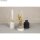 Silikon Gießform Vase fein geriffelt, Boden ø8,3cm, Höhe 9,5cm, +1 Reagenzglas