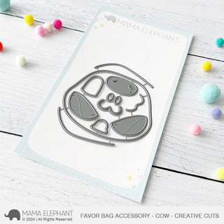 Mama Elephant, Creative Cuts/ Stanzschablone, Favor Bag Accessory - Cow
