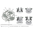 Mama Elephant, Creative Cuts/ Stanzschablone, Favor Bag Accessory - Cow