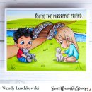 Sweet November Stamps, clear stamp, Background Builder: Day at the Park