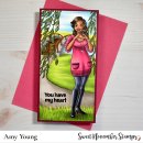 Sweet November Stamps, clear stamp, SN Gal Val