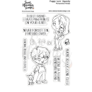 Sweet November Stamps, clear stamp, Puppy Love: Squishy