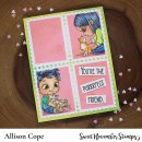 Sweet November Stamps, clear stamp, Kitty Cuddles - Sully