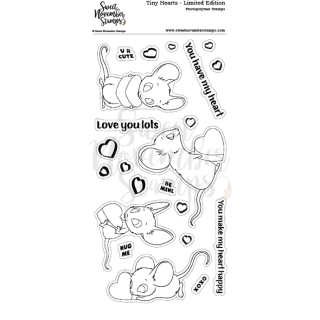 Sweet November Stamps, clear stamp, Tiny Hearts *Limited...