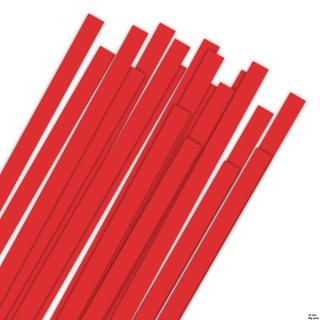 Karen Marie Klip: Quilling Papierstreifen Vermillion/ Rot, 10x450mm, 115 g/m2, 200 Streifen BIG PACK