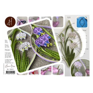 Hanne Olesen, Quilling Anleitung - Dorothea-Lilie