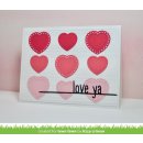 Lawn Fawn, lawn cuts/ Stanzschablone, outside in stitched heart stackables