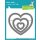 Lawn Fawn, lawn cuts/ Stanzschablone, outside in stitched heart stackables