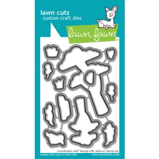 Lawn Fawn, lawn cuts/ Stanzschablone, kanga-rrific add-on