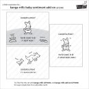 Lawn Fawn, clear stamp, kanga-rrific baby sentiment add-on