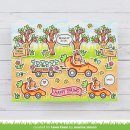 Lawn Fawn, clear stamp, carrot bout you banner add-on