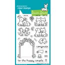 Lawn Fawn, clear stamp, happy couples