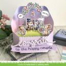 Lawn Fawn, clear stamp, all the speech bubbles