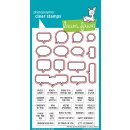 Lawn Fawn, lawn cuts/ Stanzschablone, all the speech bubbles
