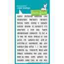 Lawn Fawn, clear stamp, henry’s build-a-sentiment:...