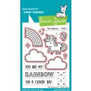 Lawn Fawn, lawn cuts/ Stanzschablone, my rainbow