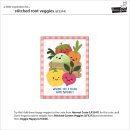 Lawn Fawn, lawn cuts/ Stanzschablone, stitched root veggies