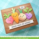 Lawn Fawn, lawn cuts/ Stanzschablone, stitched root veggies