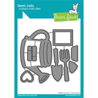 Lawn Fawn, lawn cuts/ Stanzschablone, watering can