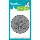 Lawn Fawn, lawn cuts/ Stanzschablone, embroidery hoop flower add-on
