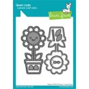 Lawn Fawn, lawn cuts/ Stanzschablone, happy potted flower