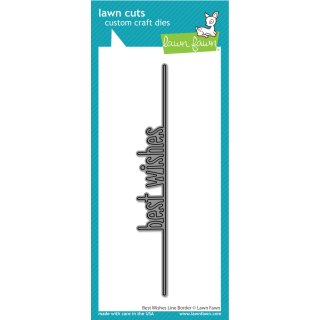 Lawn Fawn, lawn cuts/ Stanzschablone, best wishes line border