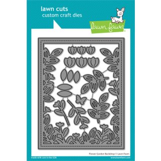 Lawn Fawn, lawn cuts/ Stanzschablone, flower garden backdrop
